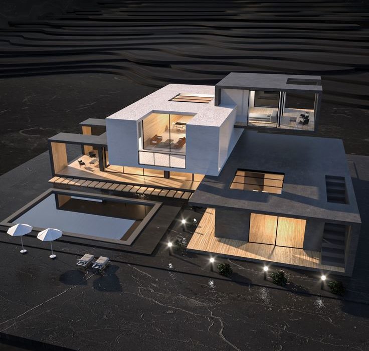 Concept Desing Visualization in #3ds Max in 2024 | Architecture model ...