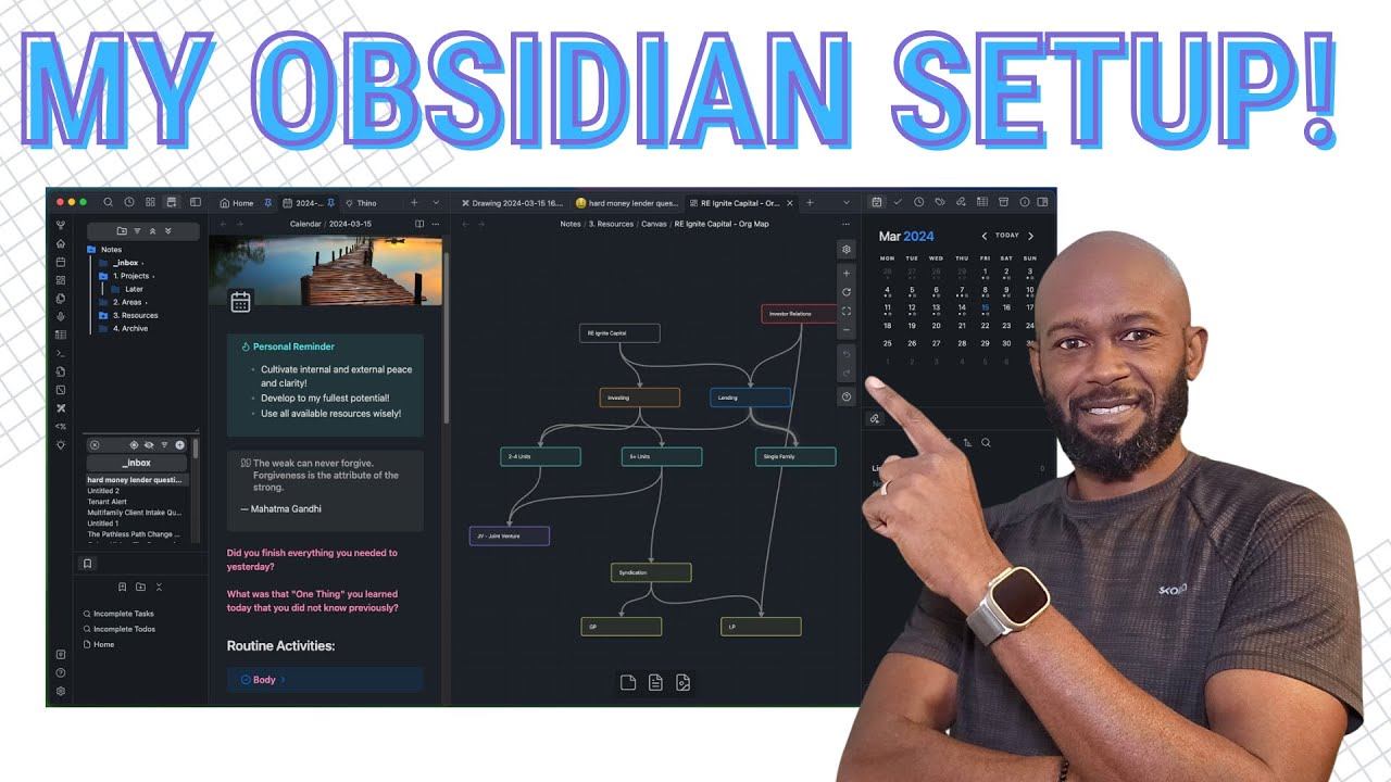My 2024 Obsidian Setup and Workflow - YouTube