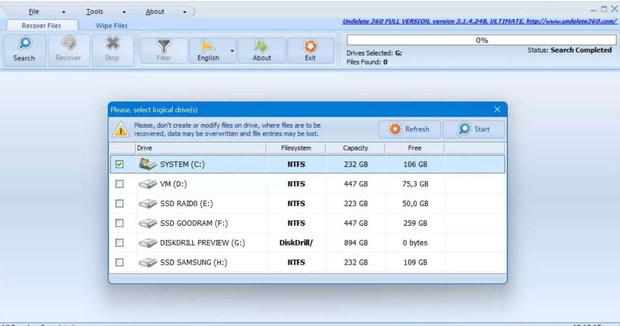 A Deep Dive into the Undelete 360 Recovery Tool