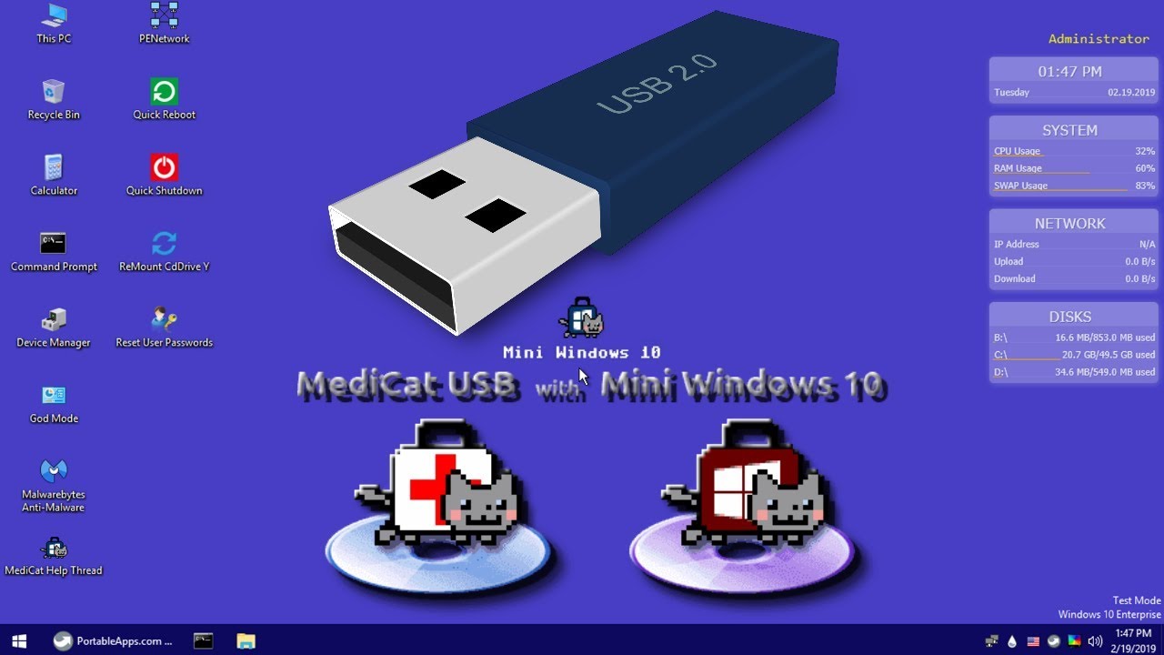 MediCat Mini Windows 10 Bootable USB with Installation Guide and ... MediCat Mini Windows 10 Bootable USB with Installation Guide and ...