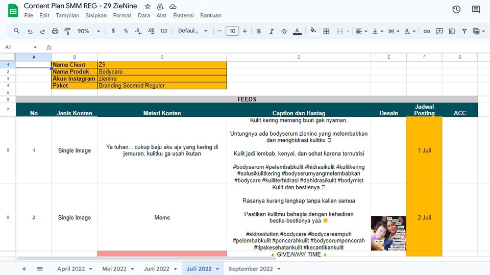 Content Planner Content marketing plan untuk software B2B dan jasa profesional